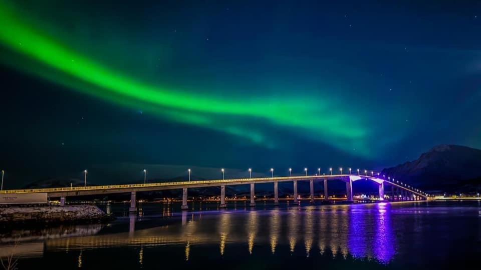 Sortland Camping Og Motell As Buitenkant foto